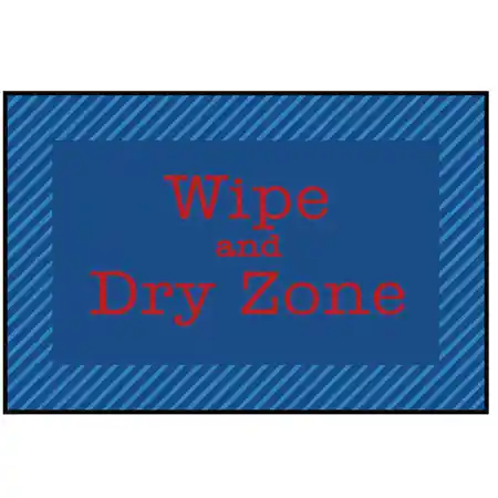 Healthy Habits Collection™ Wipe & Dry Mats