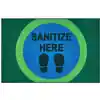 Healthy Habits Collection Sanitize Here Dot Mats™