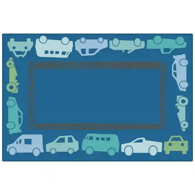 KID$ Value Classroom Rugs™, All Autos Border