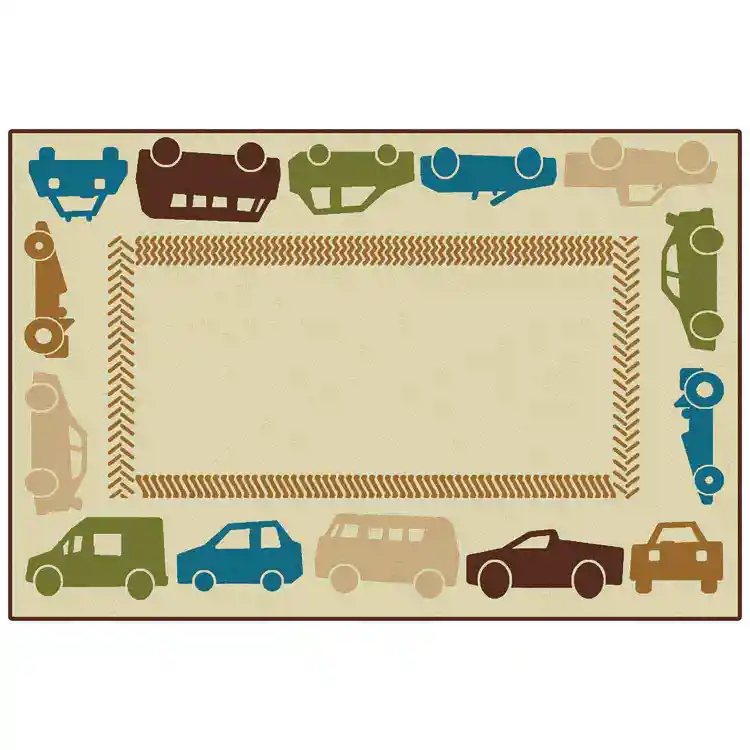 KID$ Value Classroom Rugs™, All Autos Border