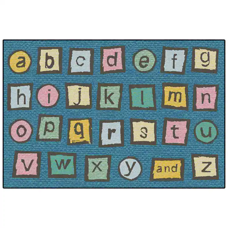 KID$ Value Classroom Rug™, Alphabet Blocks