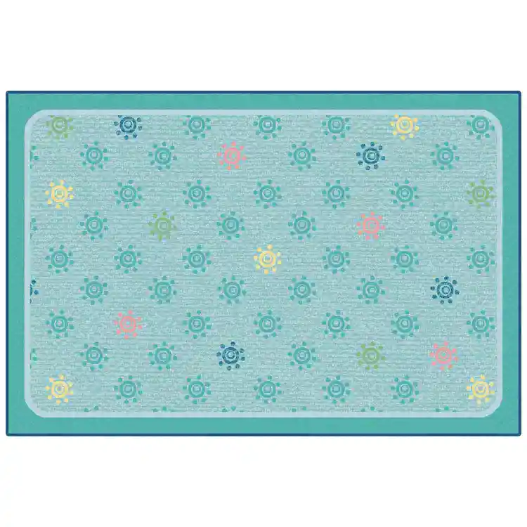 KID$ Value Classroom Rugs™, Sunshine Flowers