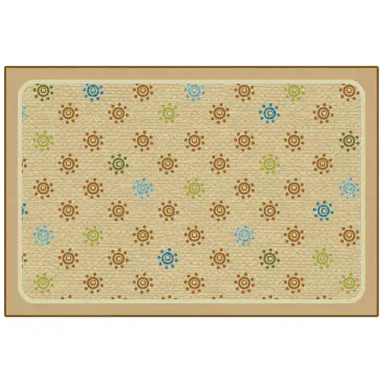 KID$ Value Classroom Rugs™, Sunshine Flowers