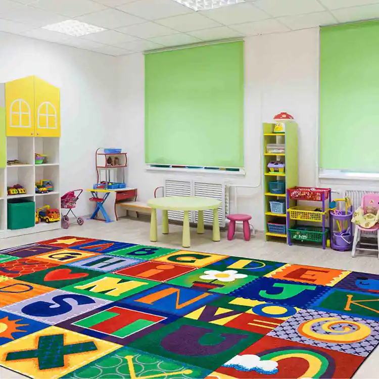 KIDSoft™ Alphabet Blocks Classroom Rug