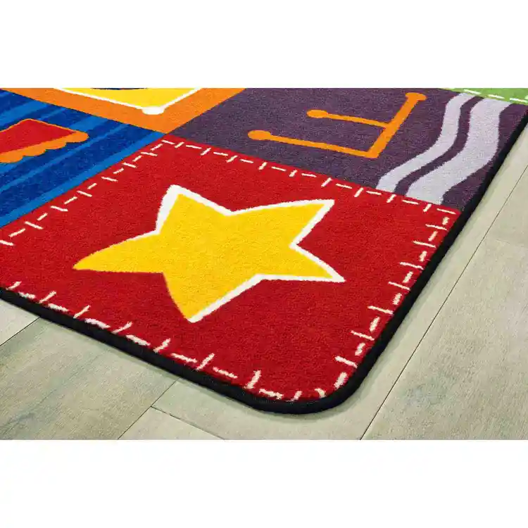 KIDSoft™ Alphabet Blocks Classroom Rug