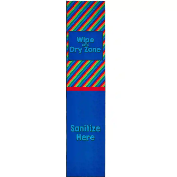 Healthy Habits Collection™ Rainbow Stripe Sanitize Runner