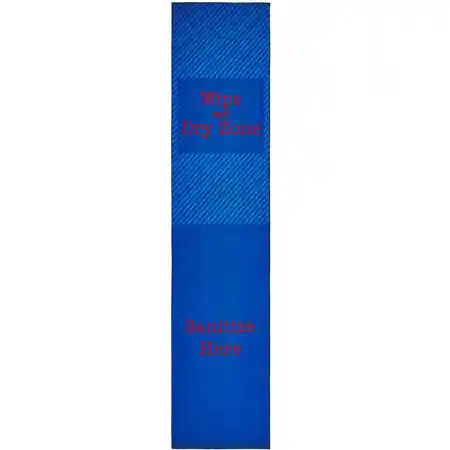 Healthy Habits Collection™ Blue & Red Zone Sanitize Here Runner