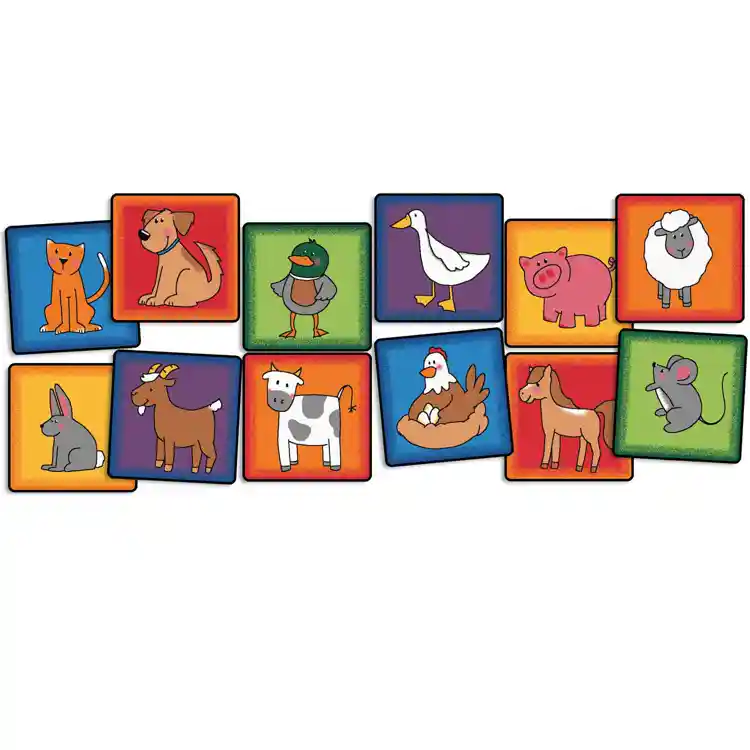 KIDS Value Plus™ Farm Animals Seating Squares Kit