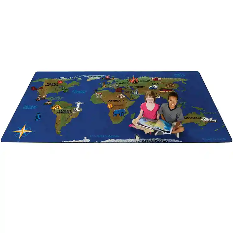 Continental Wonders Classroom Rug