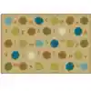 KIDSoft™ Alphabet Dots Rug, Rectangle 6' x 9'