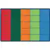 Colorful Rows Seating Classroom Rug