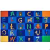 A To Z Animals Classroom Rug