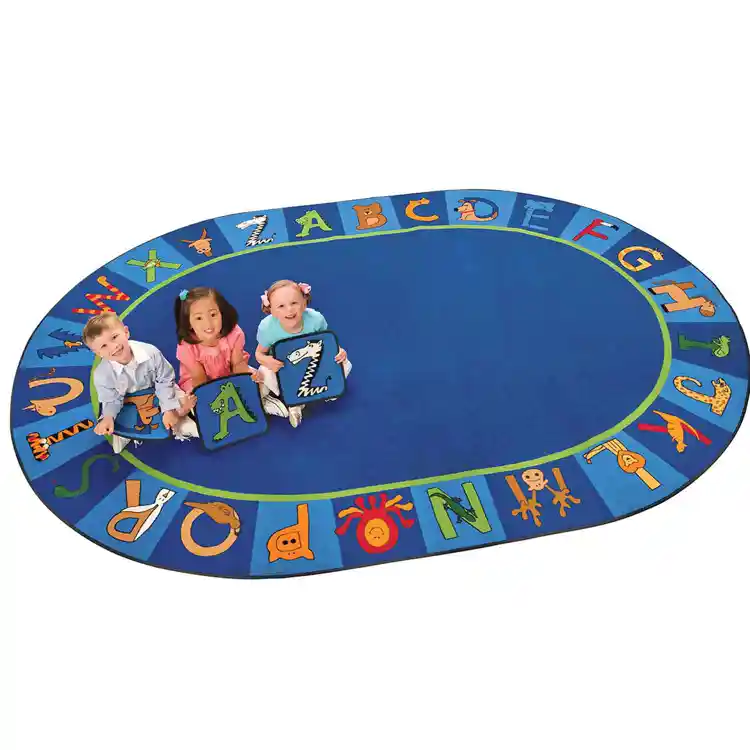 A To Z Animals Classroom Rug