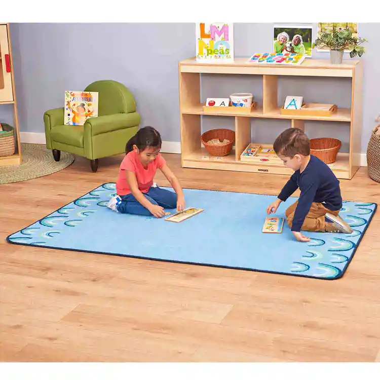 KIDSoft™ Rainbows End Rug, Soft Colors