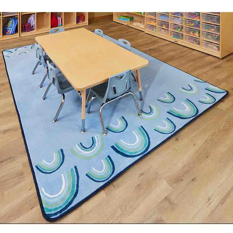 KIDSoft™ Rainbows End Rug, Soft Colors