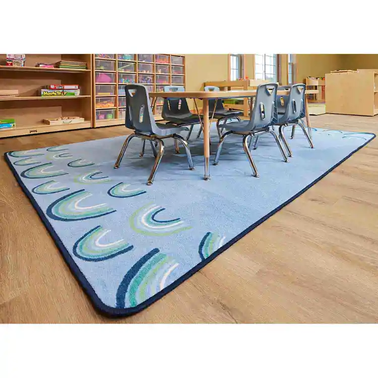 KIDSoft™ Rainbows End Rug, Soft Colors