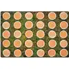 Tree Rounds Seating Rug, Rectangle 7’6” x 12’