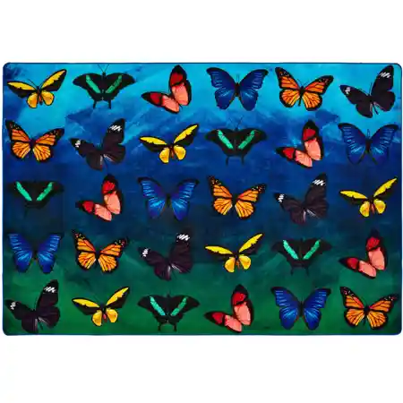 Beautiful Butterfly Seating Rug