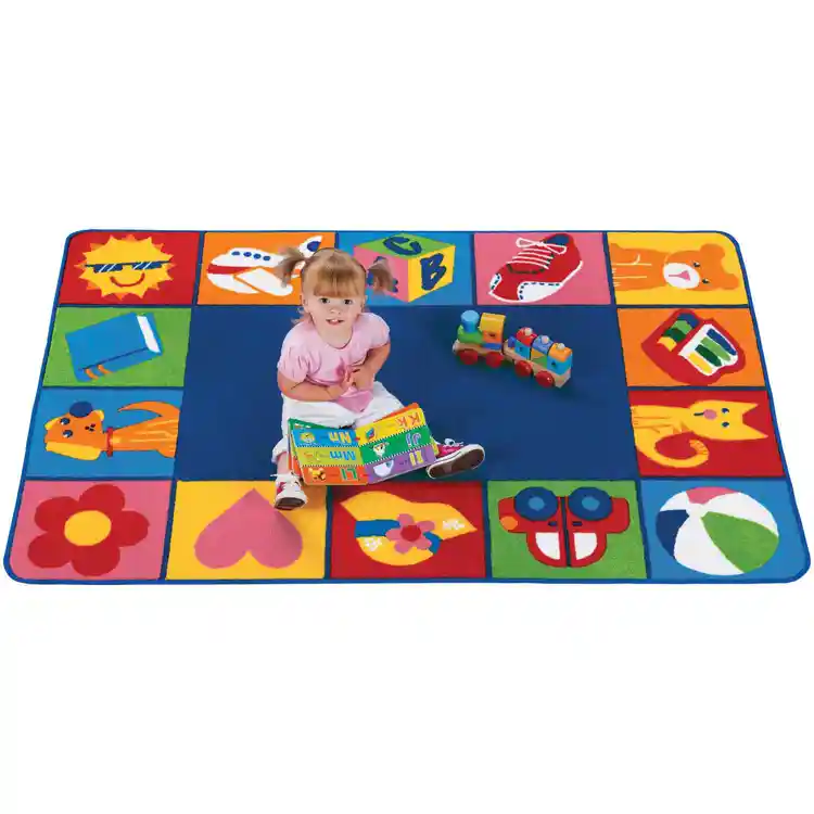 KIDSoft™ Toddler Blocks Classroom Rug