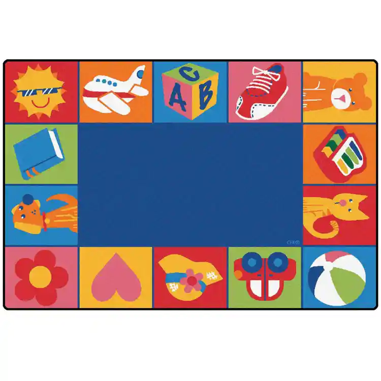 KIDSoft™ Toddler Blocks Classroom Rug