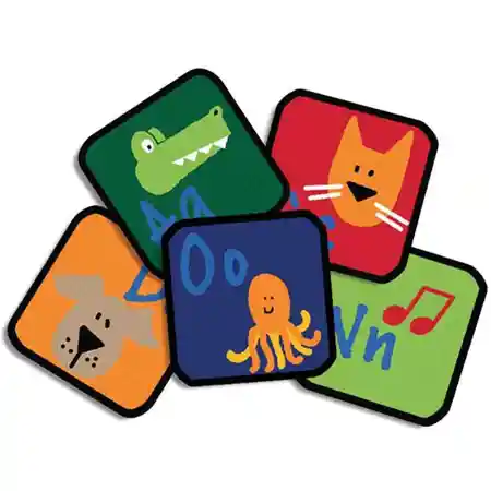 Learning Blocks Rug Squares
