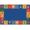 KID$ Value Plus Classroom Rugs™, Farm Animal Seating Rug