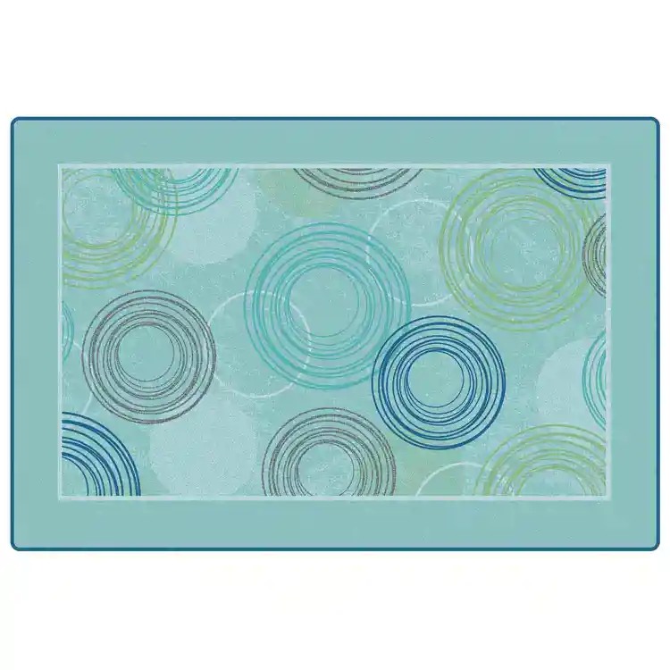 KIDSoft™ Raindrop Ripples Classroom Rug