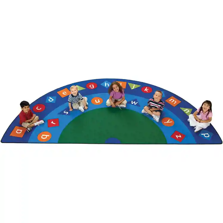 Alpha Shapes Seating Classroom Rug