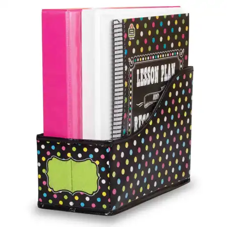Chalkboard Brights Book Bin