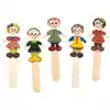 People Shaped Wood Craft Sticks