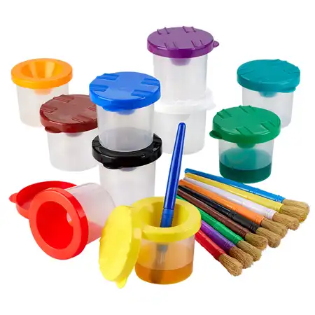 Paint Pot & Brush Set