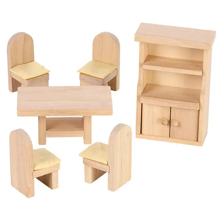 Classic Dining Room Dollhouse Furniture