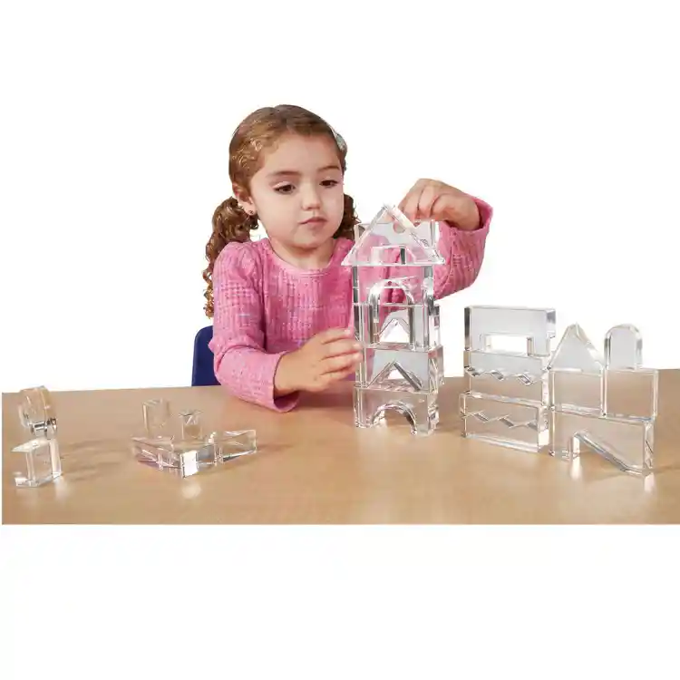 Clear Crystal Block Set