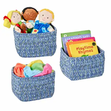 Becker's Naturally Soft Baskets, Blue