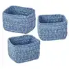Becker's Naturally Soft Baskets, Blue