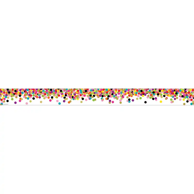 Confetti Straight Border