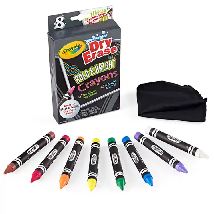 Crayola® Bold & Bright Dry-Erase Crayons