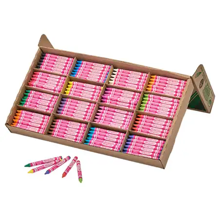 Crayola® Construction Paper™ Regular Crayons Classpack®