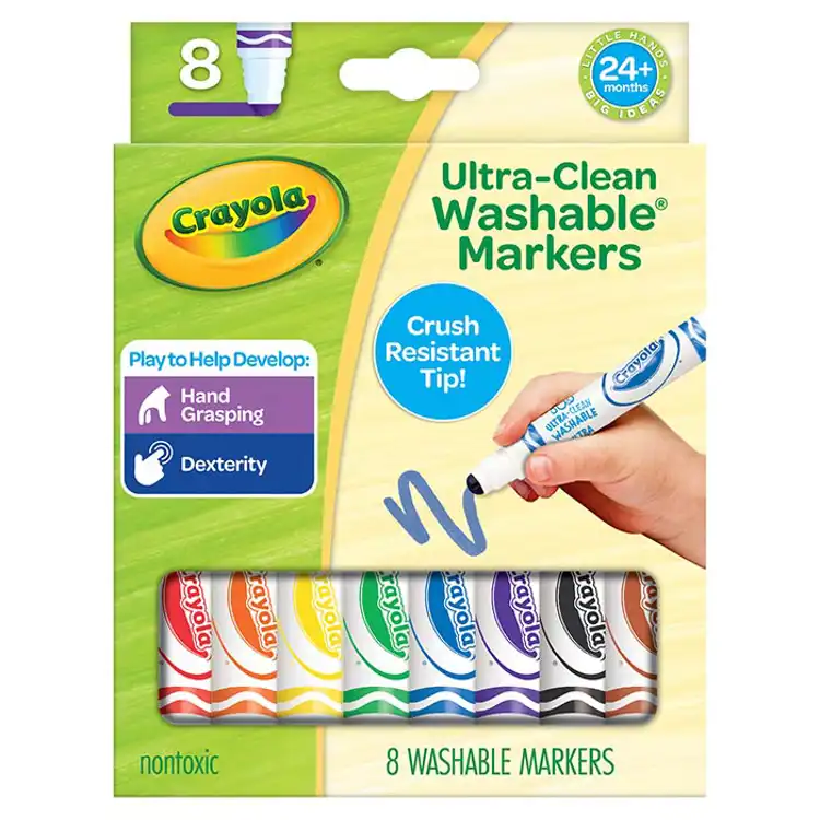Crayola® Crush Resistant Washable Markers