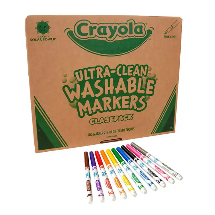 Crayola® Washable Fine Line Markers Classpack®