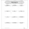 Black and White Lesson Plan Book