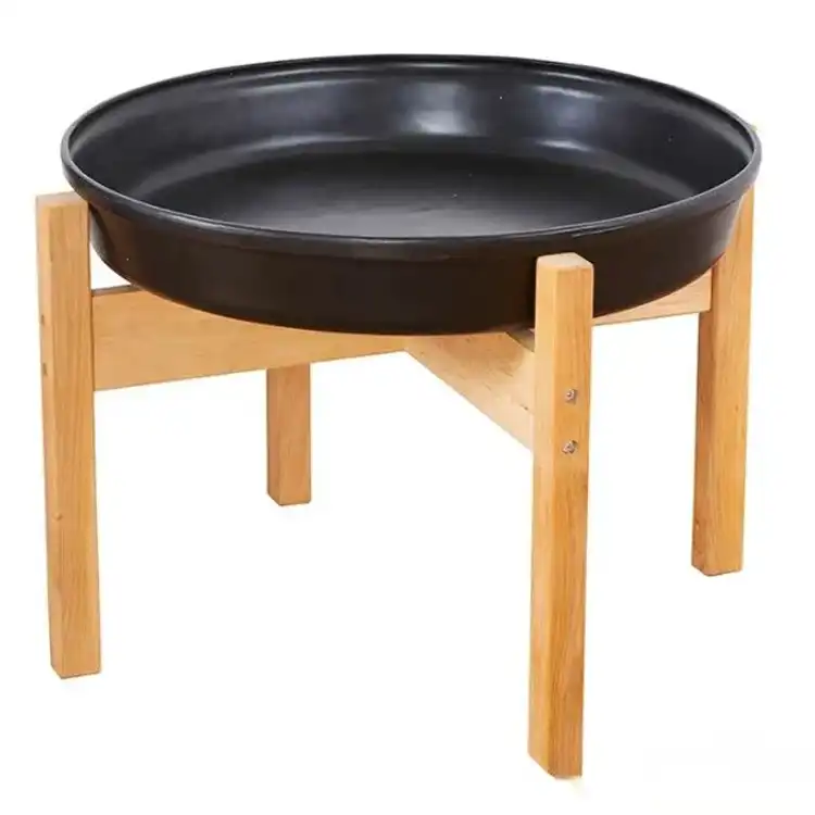 Deep Spot Tuff Tray Wooden Stand