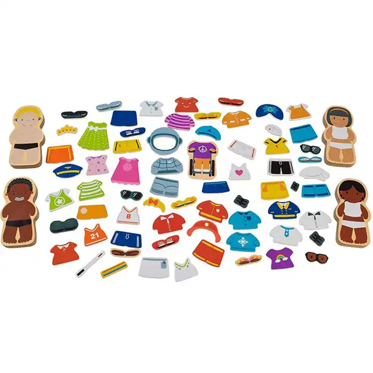 We All Belong Magnetic Doll Set