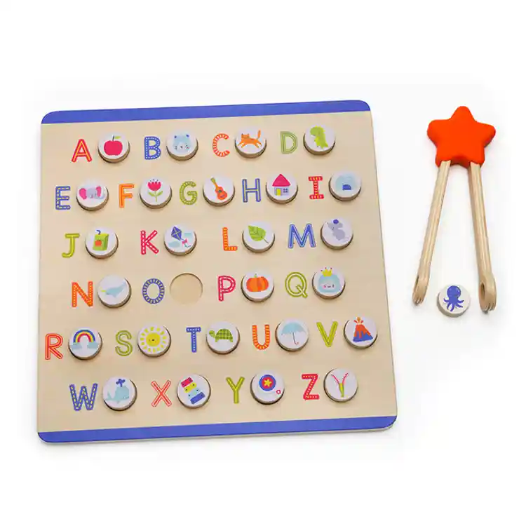 ABCs & Letter Sounds Wooden Puzzle