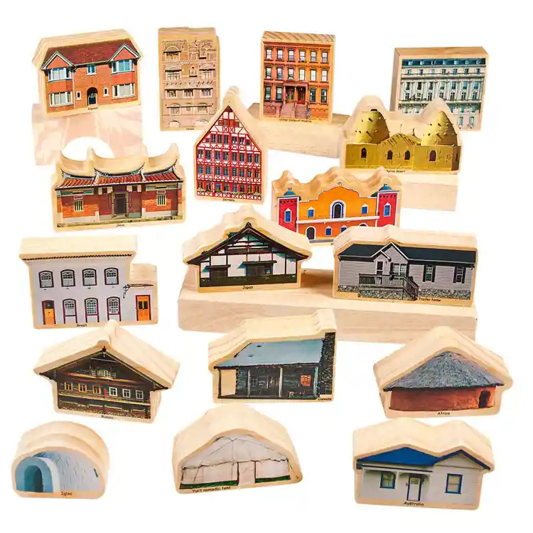 Homes In Our World Block Set