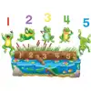 Five Speckled Frogs Felt Rhyme Set