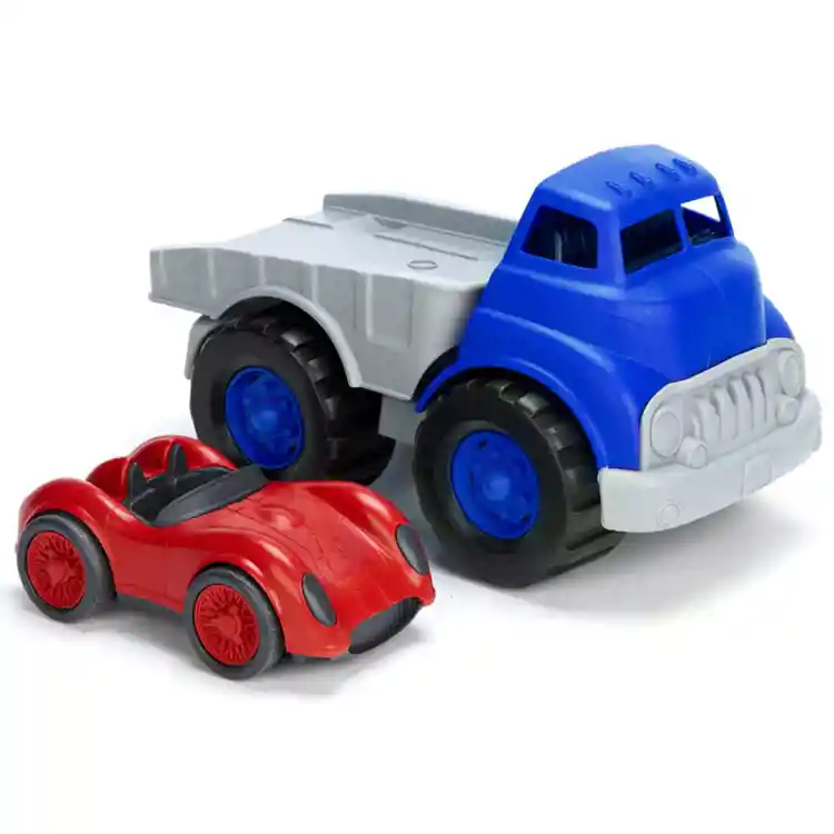 Green Toys™ Flatbed Truck & Race Car