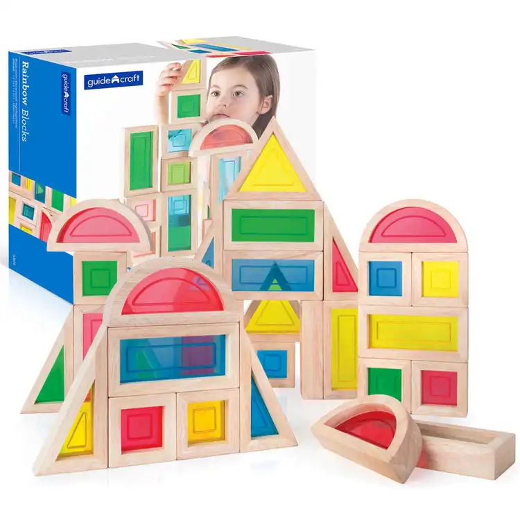 Rainbow Block Set, 30 Pieces
