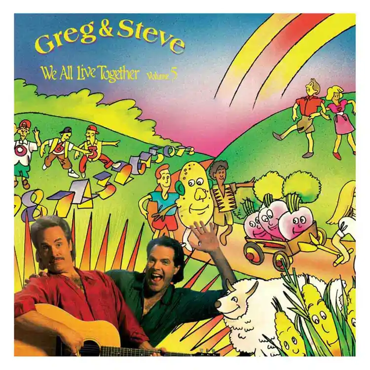 Greg & Steve CDs, We All Live Together Volume 5