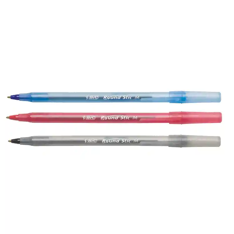 Bic® Medium Point Round Stic® Pens